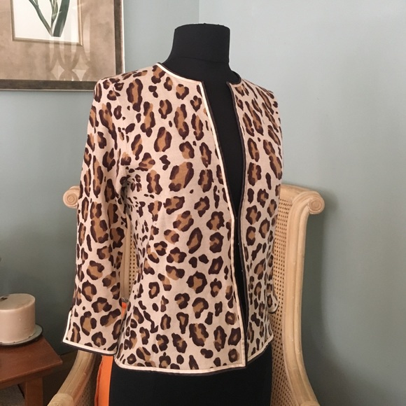 J. Crew | Animal Print Cardigan - Picture 5 of 7